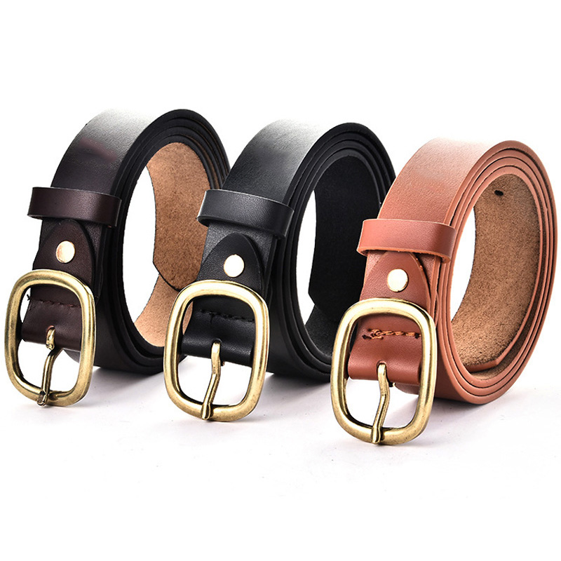 Cowhide Ladies Fashion Belt