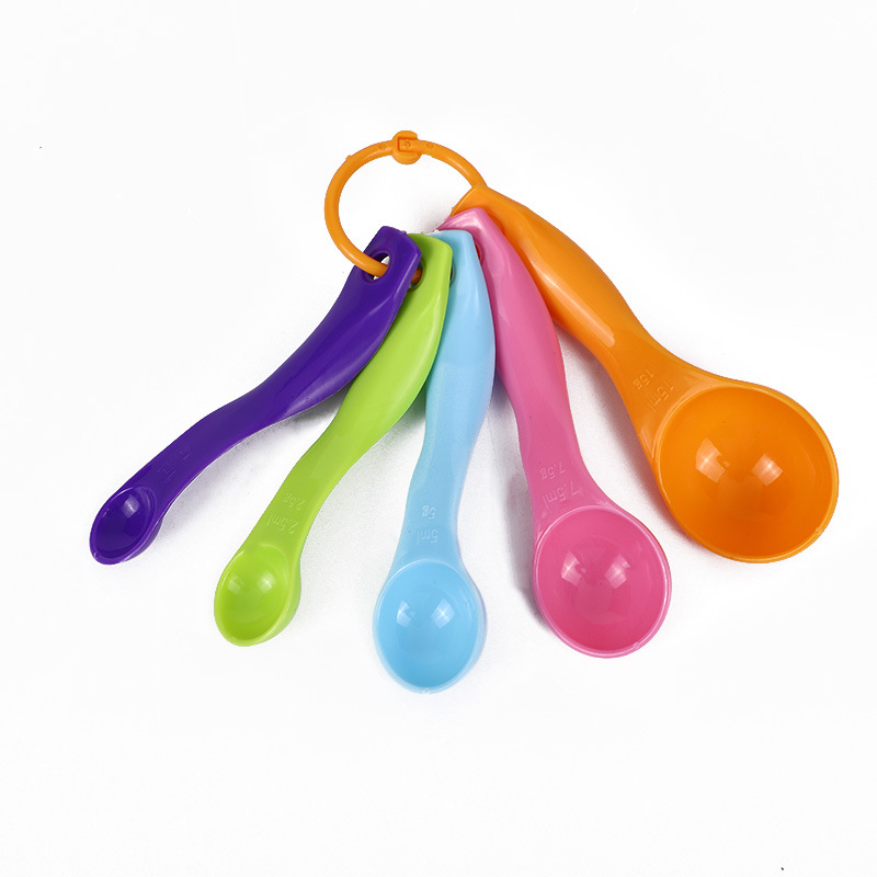5-piece Plastic Measuring Spoon Set