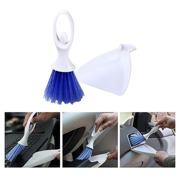 Car Cleaning Brush and Dustpan Set