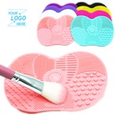 Apple-shape Makeup Brush Cleaner Mat / Cosmetic Brush