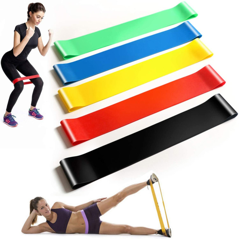 40 pounds Black Latex Elastic Yoga Resistance Bands / Yoga T