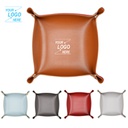 Small Jewelry Leather Storage Tray Organizer / Desktop Leath