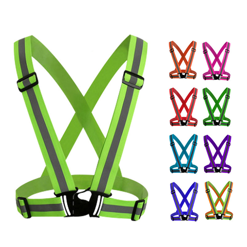 Reflective Vest Suspenders / Safe Reflective Belt Vest