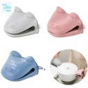 Hippo Shape Kitchen Heat insulation Silicone Glove Clip