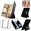 LED Lighted Three Folding Cosmetic Mirror