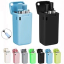 Reusable Stainless Steel Folding Straw with Case and Brush