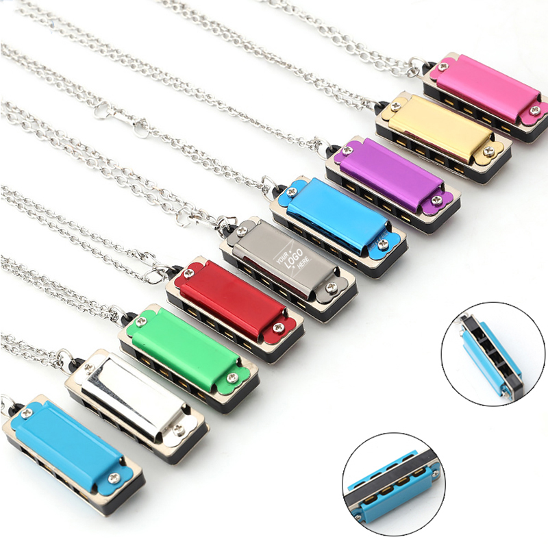 Mini 4 Holes Harmonica / Mini Harmonica Necklace