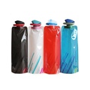 Portable Sports Plastic Water Bag / Folding Water Bottle bag
