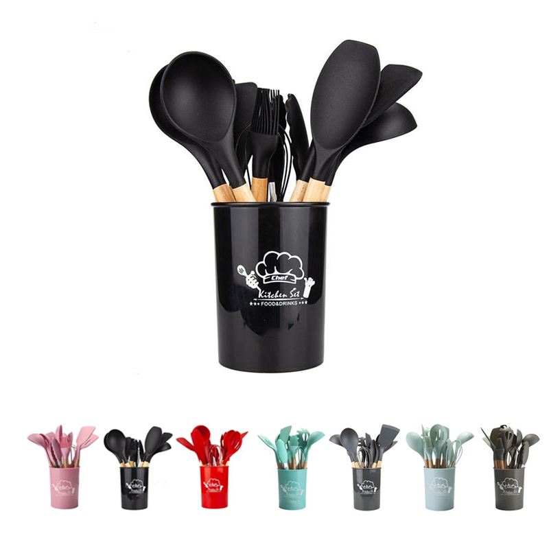 12PCS Silicon kitchen Tools Suit / Cooking Utensils Set