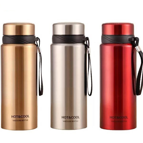 27 OZ Stainless Steel Vacuum Water Bottle with Strap