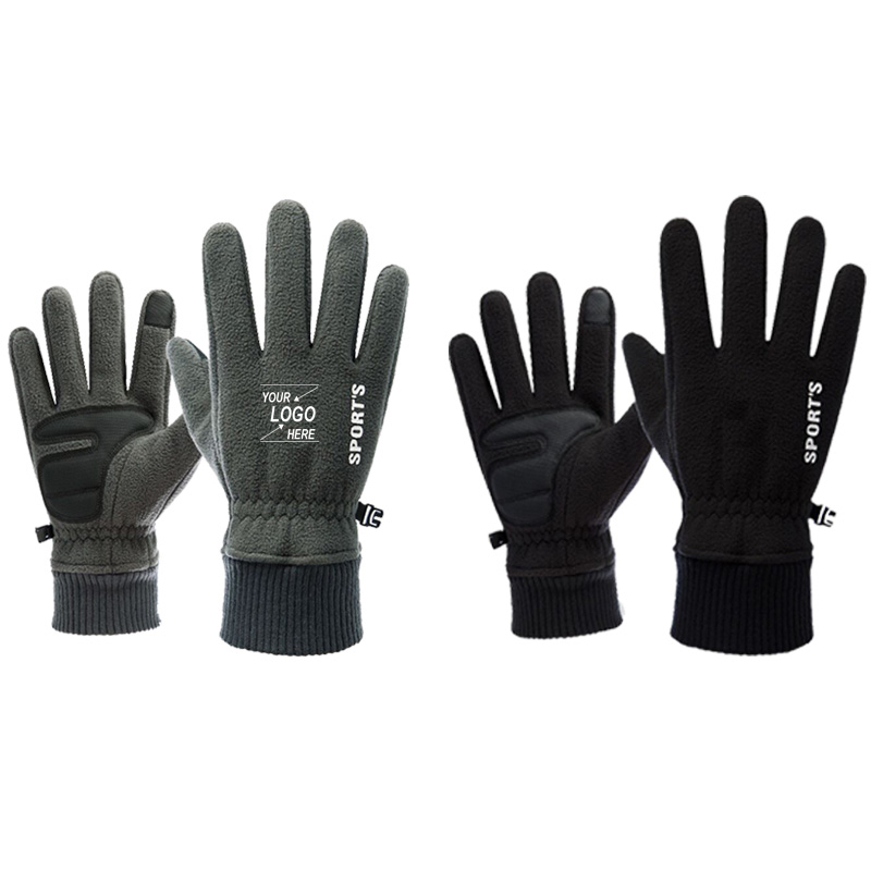 Outdoor Warm Fleece Gloves With Touch Screen / Winter Glove