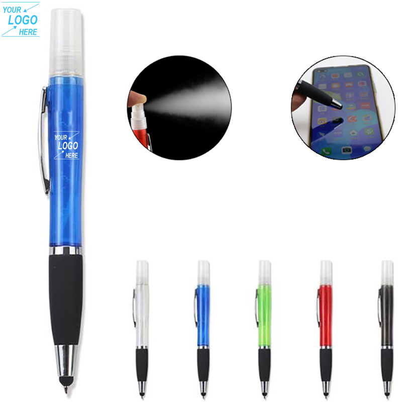 Refillable Hand Sanitizer Stylus touch screen Pen/ Spray Pen