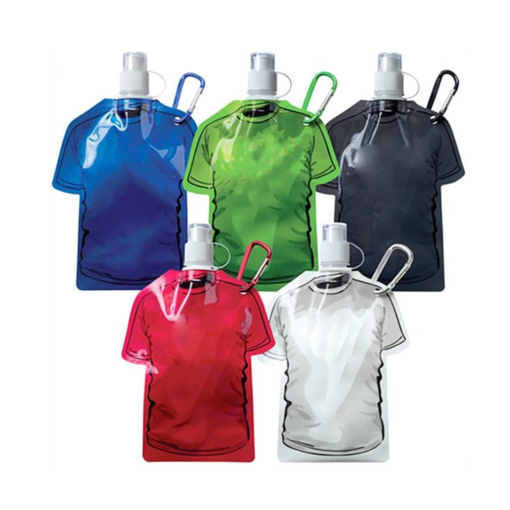 18OZ Collapsible Water Bottle / T-Shirt Shaped Water Bottle