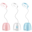 Ring Flexible LED Rechargeable Table Lamp With Round Holder