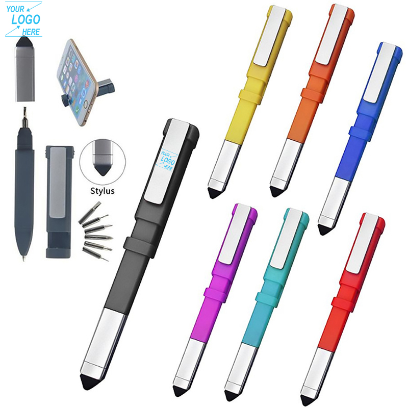 4 in 1 Multifunction Phone Holder Screwdriver Stylus Pen