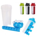 23 Ounce 7 Compartments Pill Box Shake Protein Mixer Cup