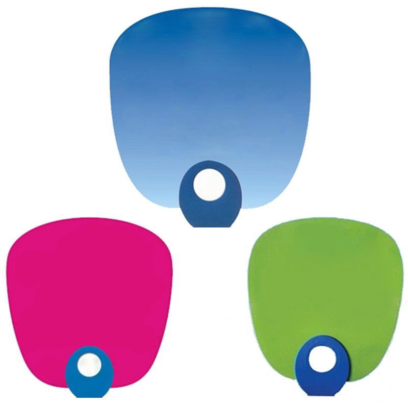 O-Shaped Plastic Advertising Hand Fan
