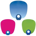 O-Shaped Plastic Advertising Hand Fan