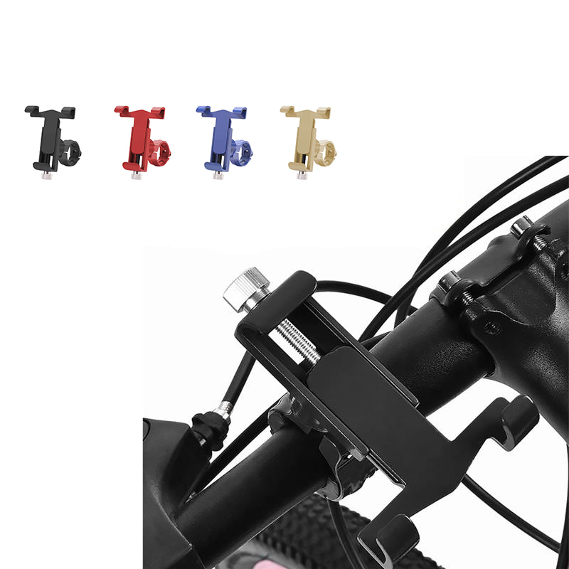 Bicycle Aluminum Alloy Anti-fall Mobile Phone Bracket