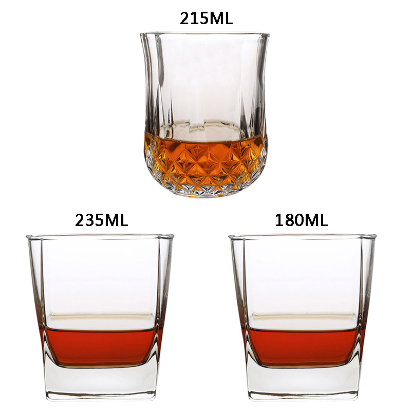 Transparent Plastic Beer Cup / Whiskey Glass
