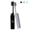 Folding bamboo charcoal soft bristle toothbrush