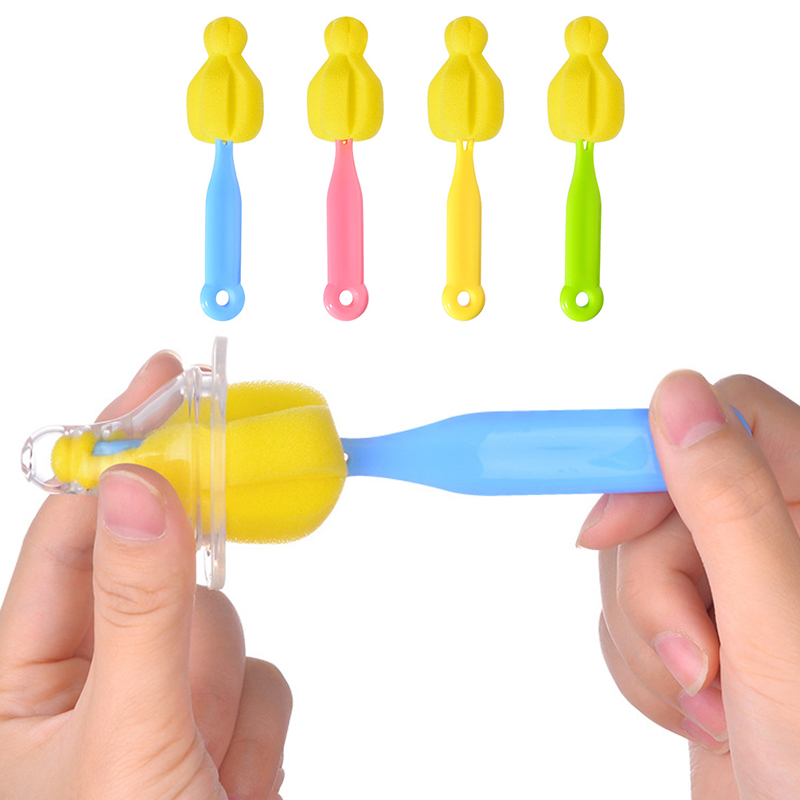 Soft Sponge Bottle and nipple  Cleaning Brush 