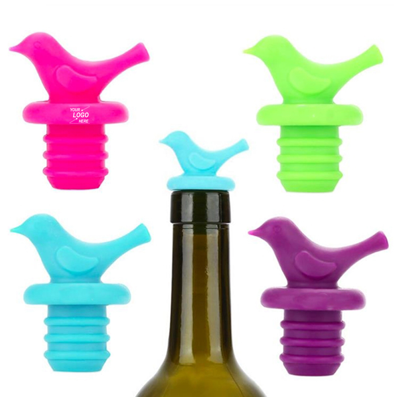 Bird silicone wine bottle stopper