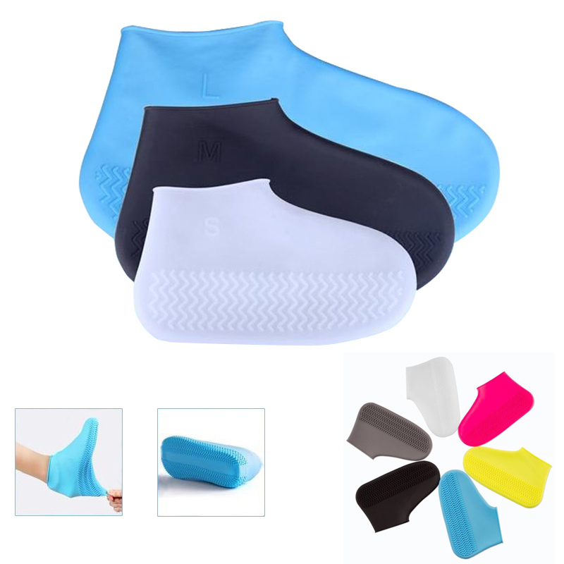 Silicone Waterproof Shoe Cover For M size