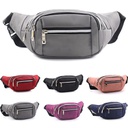 Oxford Triple Zipper Fanny Pack
