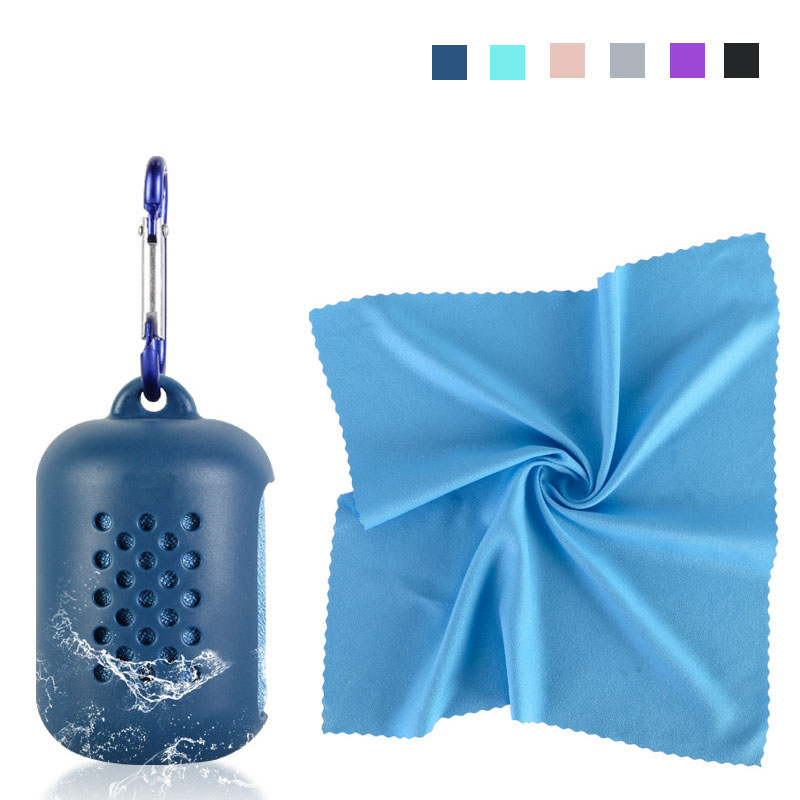 Cooling Towel In Portable Silicone Bag