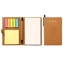 Eco Handy Notebook with Sticky Notes and Flags