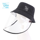 Adult Bucket Hat with Face Shield