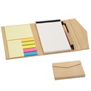 Eco Handy Notebook with Sticky Notes and Flags