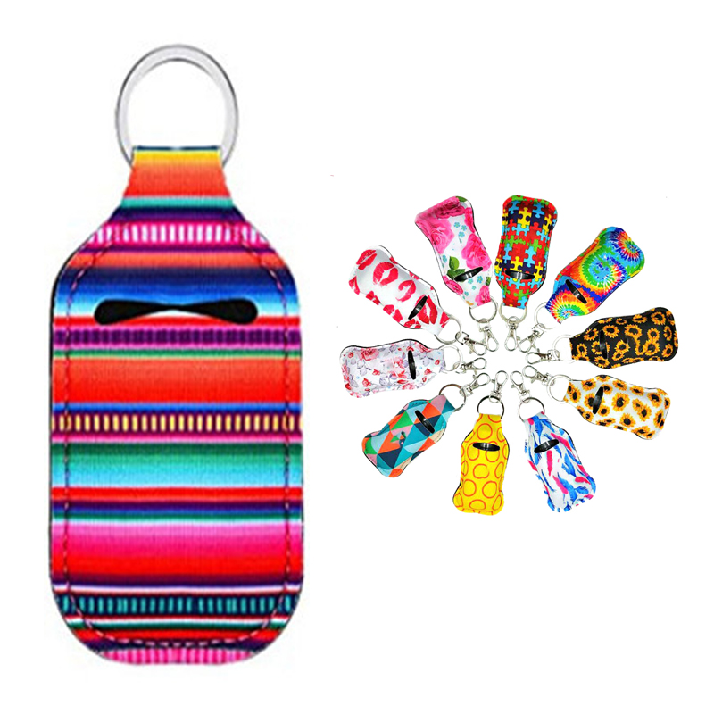 Travel hand sanitizer holder with Keychain / Bottle Covers