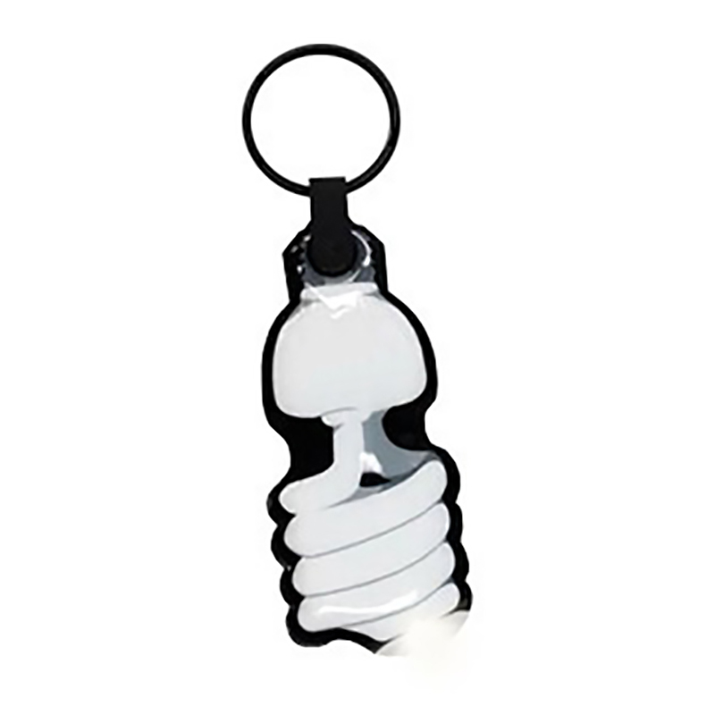 Light Up Key chain - Spiral Led Bulb
