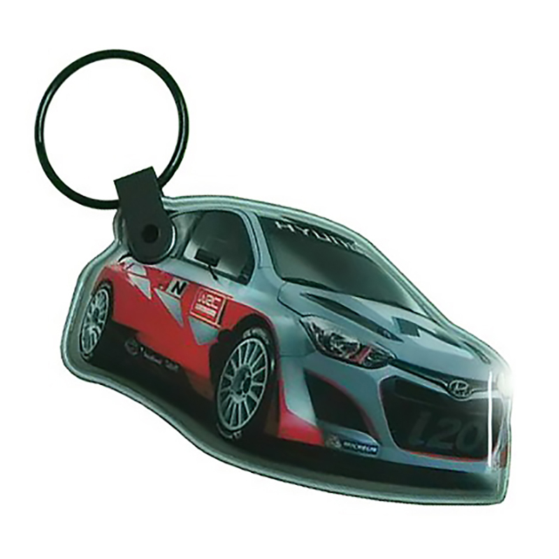 Custom PVC Car Flashlight Led Key Chain