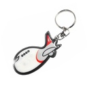 Custom PVC Airplane LED Keychain