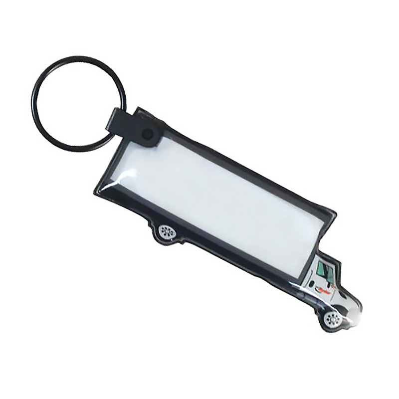 Light Up Truck PVC LED Keychain