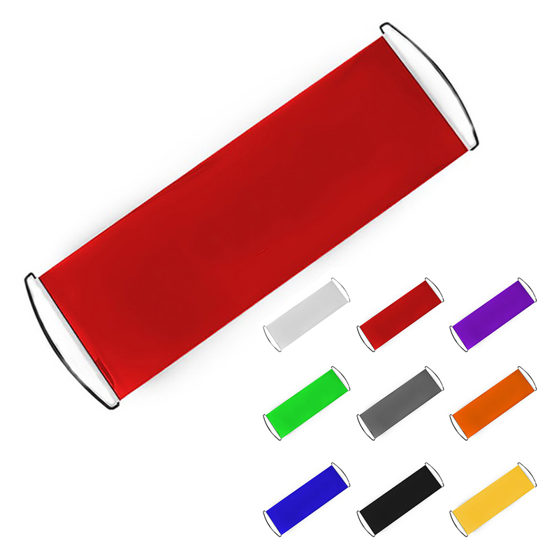 Rolled-up Retractable Banner Scrolls