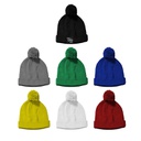 Acrylic Cuffed Pom Pom Beanie