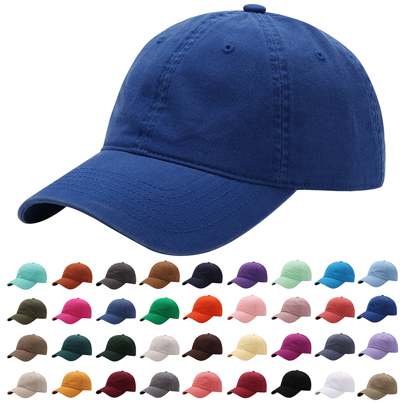 Cotton Constructed Baseball Cap with Buckle adjuster