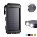 Waterproof 10000mAh Solar PowerBank with Compass