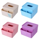 HOB6038 - Multifunction Plastic Tissue Box 多功能纸巾盒客厅遥控器收纳盒桌面抽