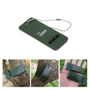 Flat Survival Emergency Safety Whistle with Chain