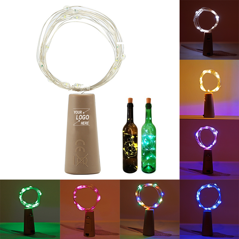 LED String Lights with Bottle Stopper Base