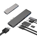 7-port Type-C USB HDMI Card Reader Hub