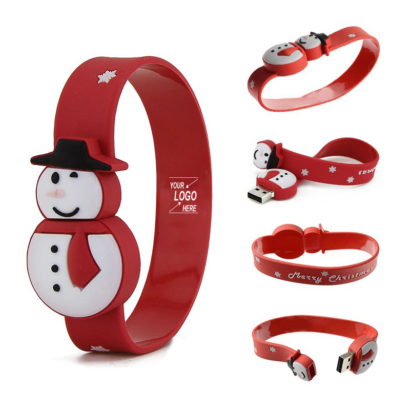 8G Christmas USB Flash Drive Bracelet