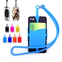 Silicone Phone Lanyard with Pocket