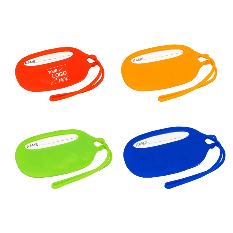 Silicone Oval Luggage Tag