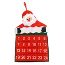 Hanging Santa Advent Calendar